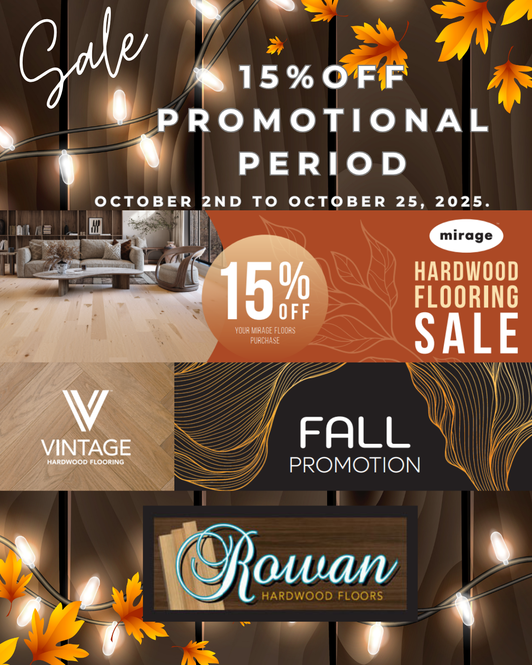 special Promotional period October 2nd to October 25, 2025.